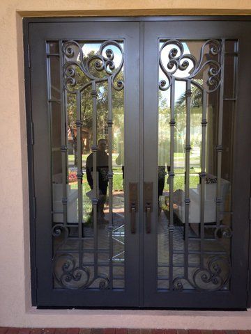 Residential security front door enclosure