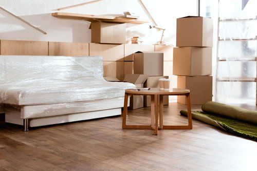 Residential Moving — Furnitures With Boxes For Moving in Lorton, VA