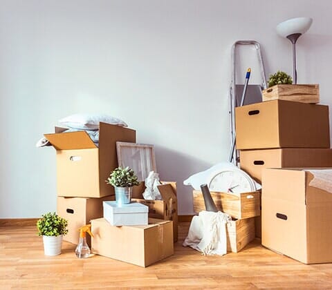Moving Boxes With House Equipments — Moving Service in Springfield, MA