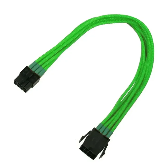 8 pin PCI-E verlenging 30 cm  neon groen