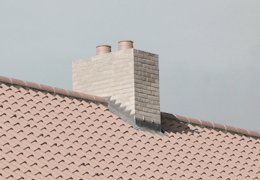 chimney installed on roof top