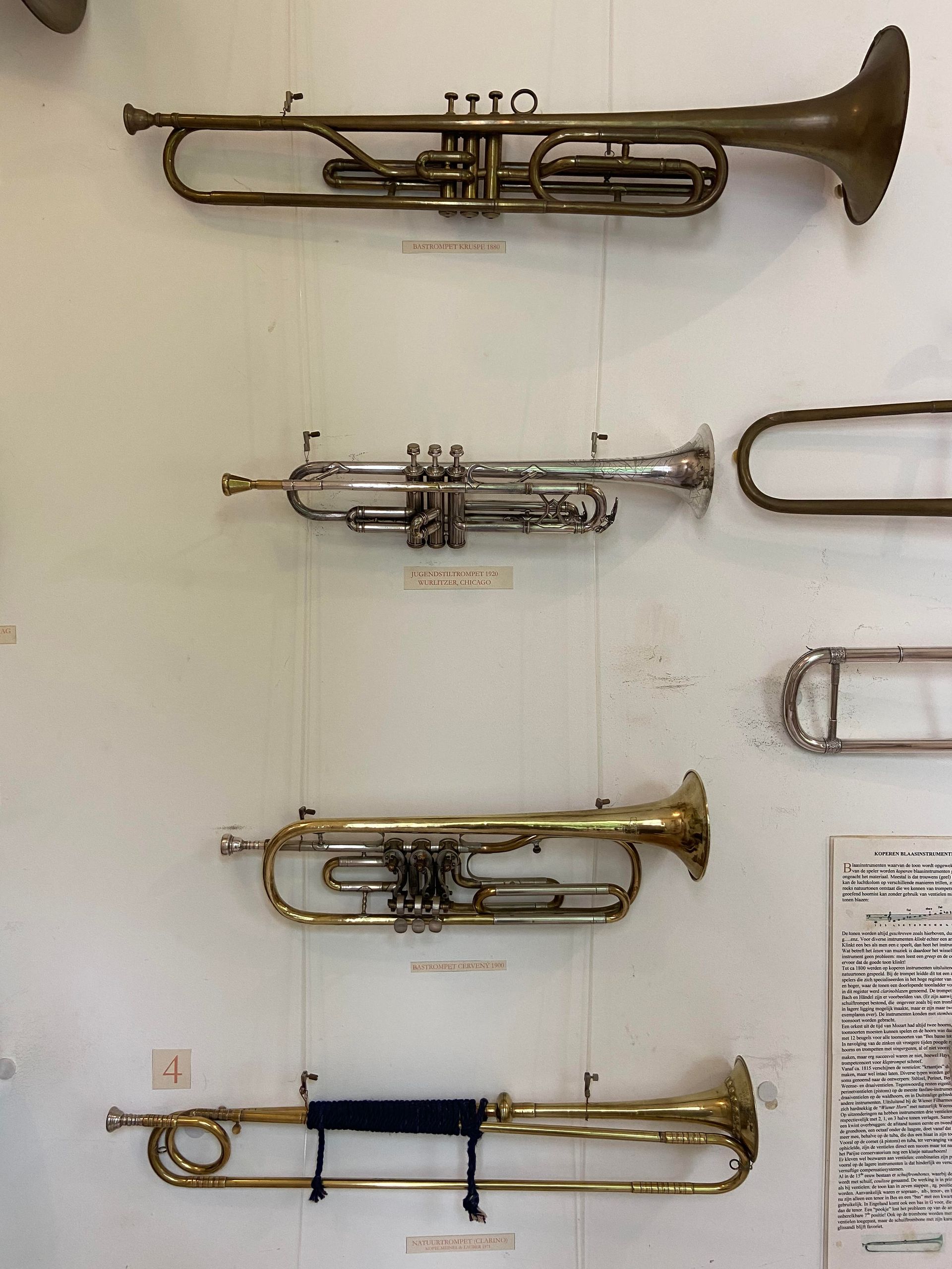 Koperen blaasinstrumenten