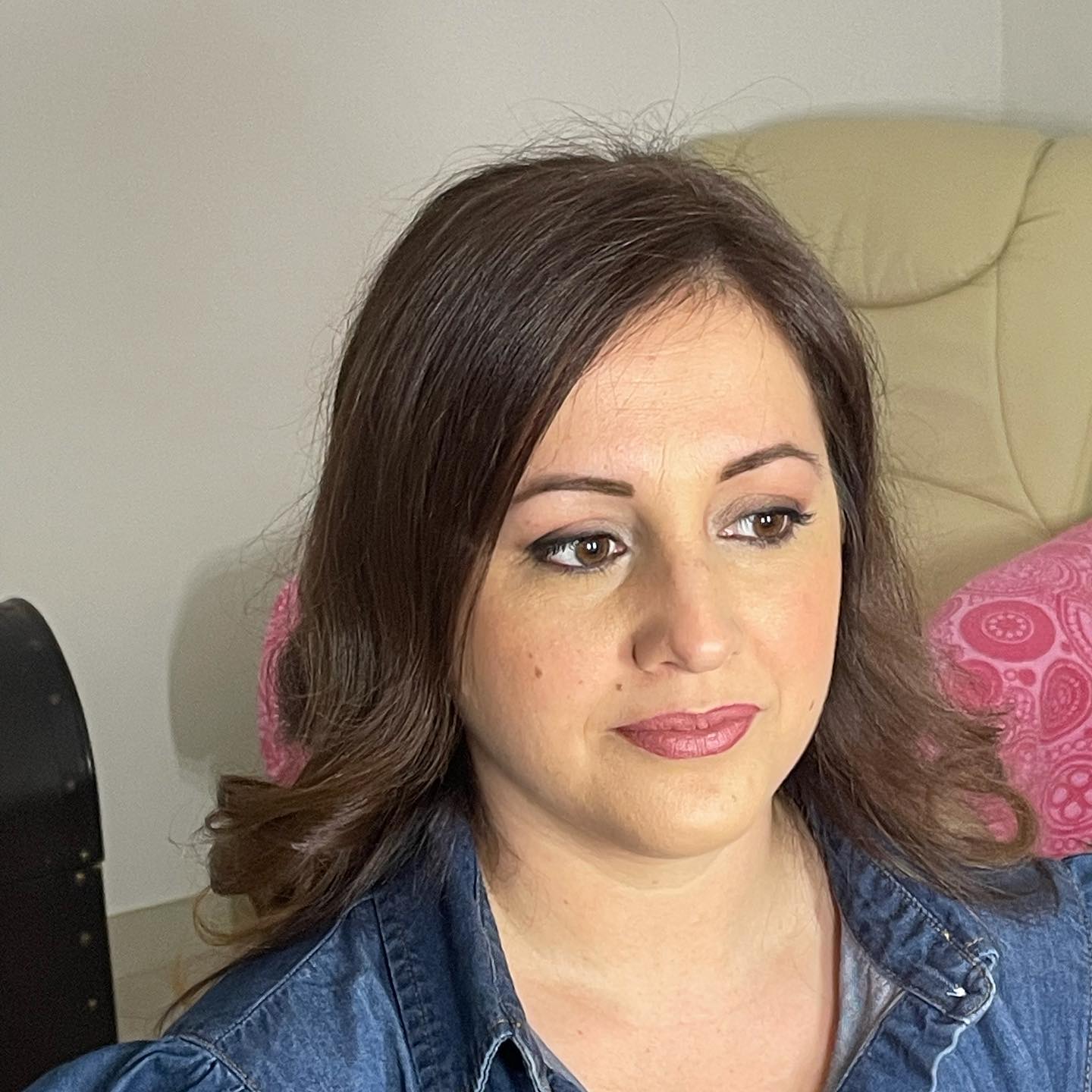 cliente del salone di estetiste