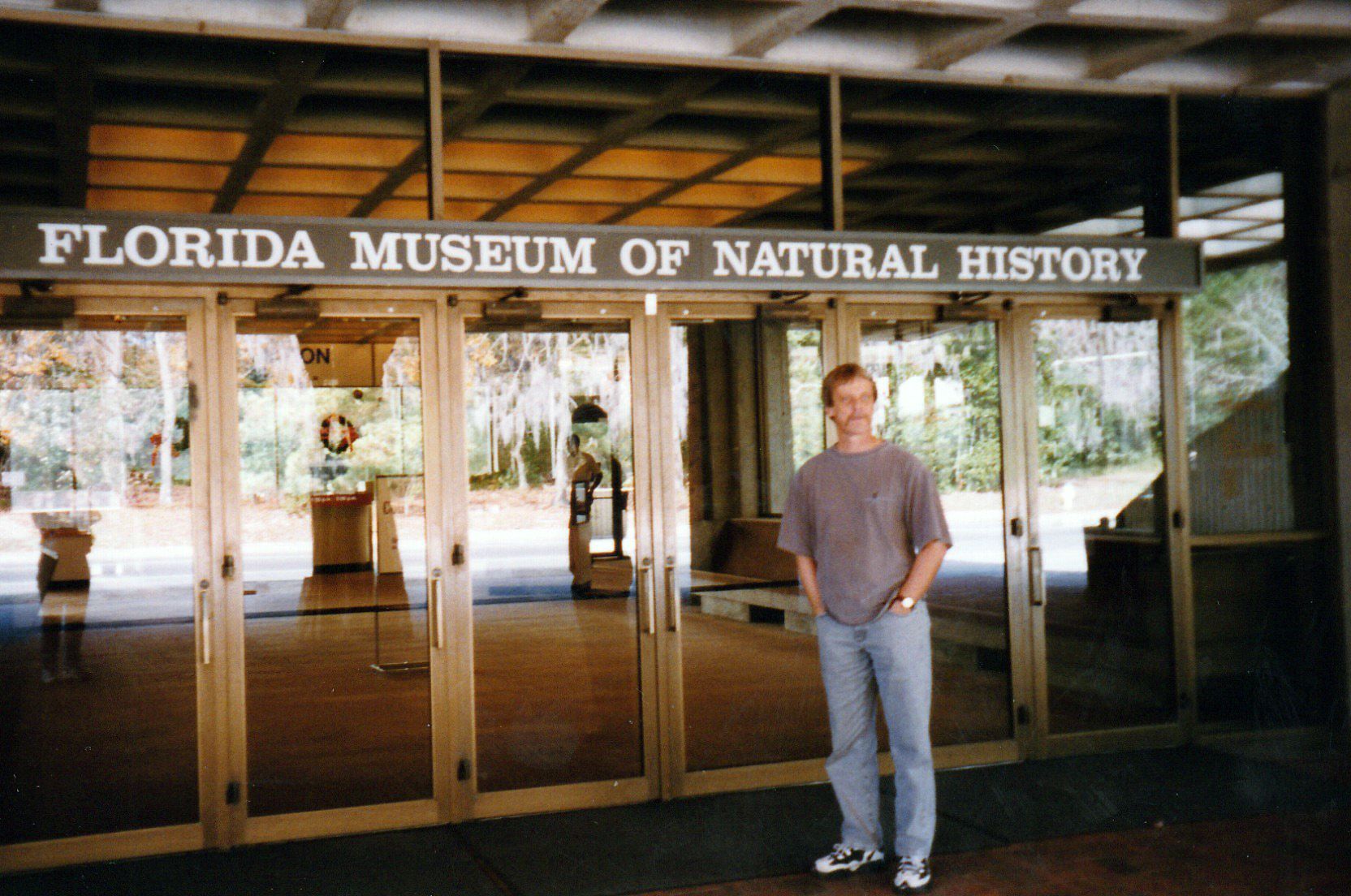 Image of Jim in front of museum
