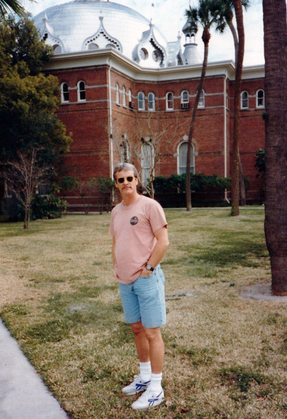 Image of Jim in front of historic buidling