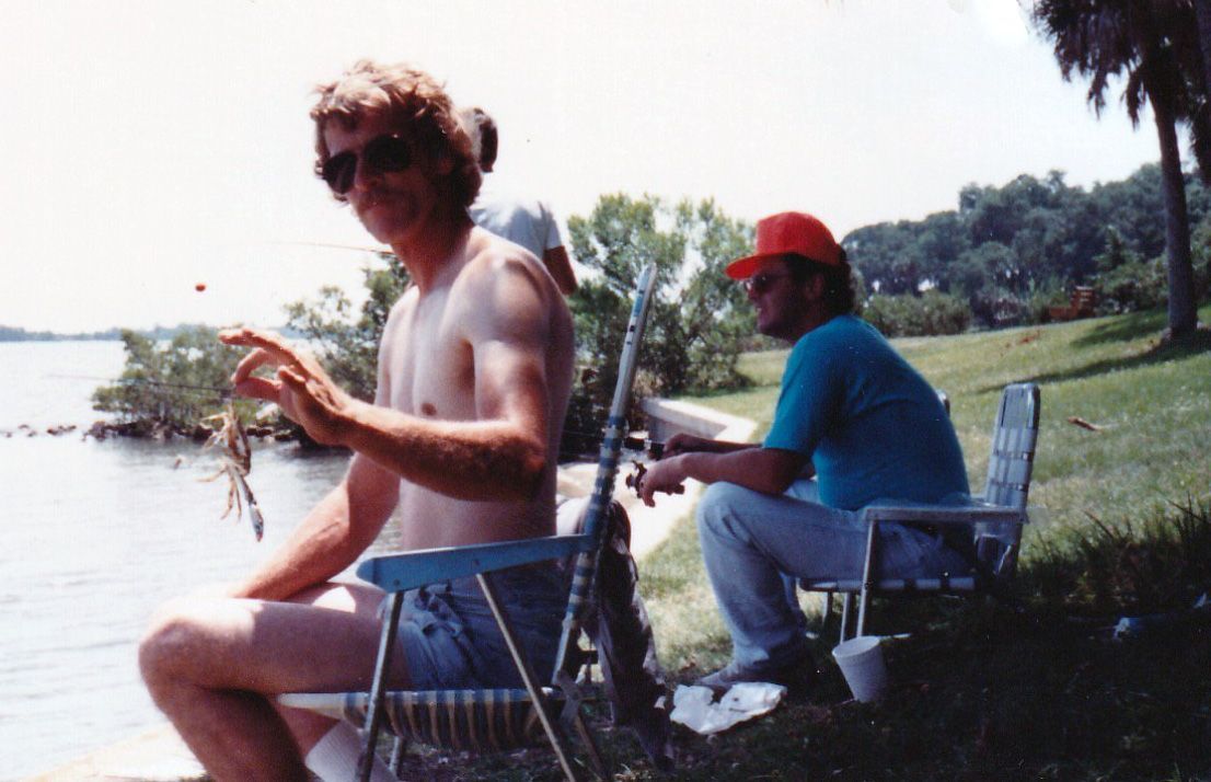 Image of Jim fishing