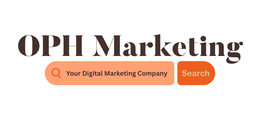 A logo for OPH Marketing digital marketing company