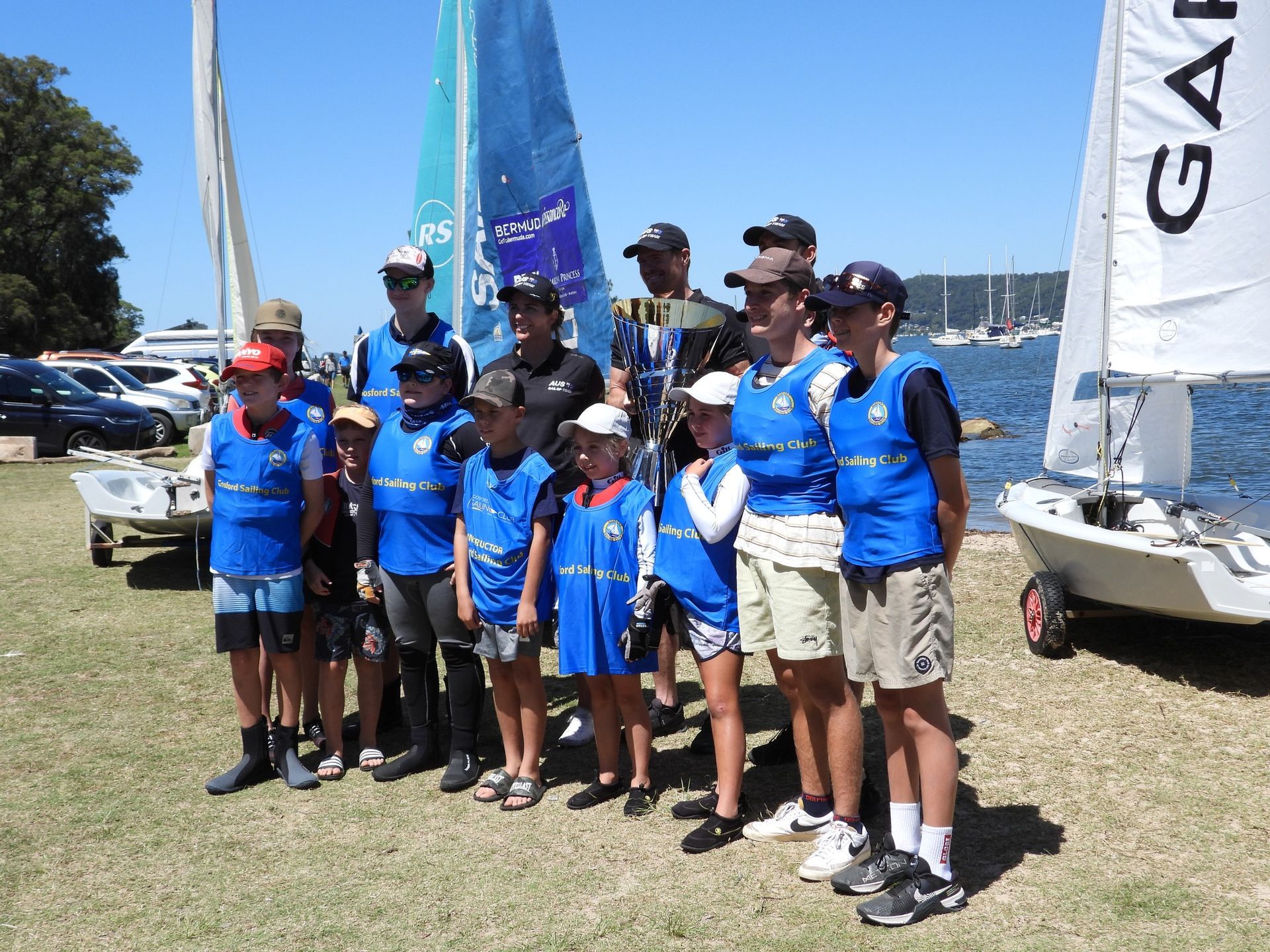 A Group of People Pose for a Photo — Gosford Sailing Club in Gosford, NSW