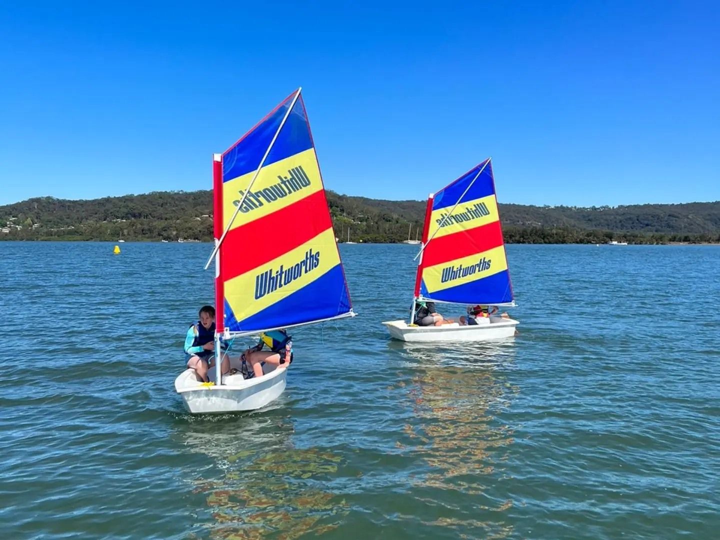 Sailboat on a Sunny Day — Gosford Sailing Club in Gosford, NSW