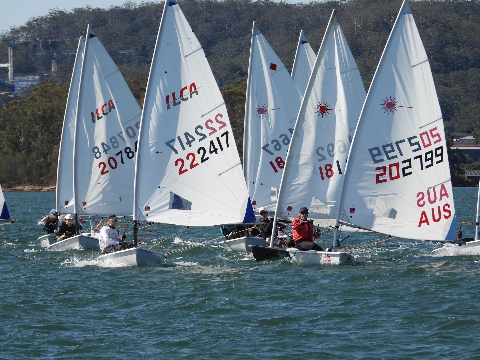 Sailboats Racing on Water — Gosford Sailing Club in Gosford, NSW