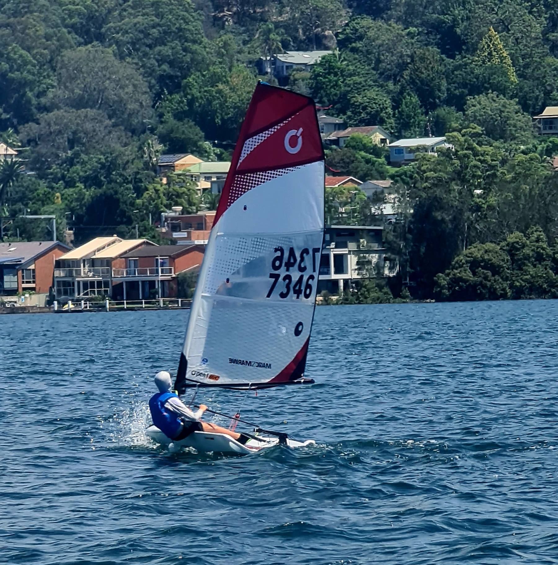 Sailboat on Blue Water — Gosford Sailing Club in Gosford, NSW