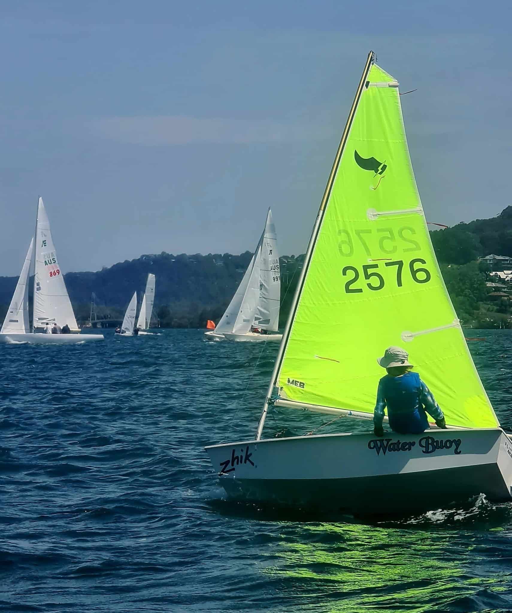 A Sailboat With the Number 2576 on the Sail — Gosford Sailing Club in Gosford, NSW