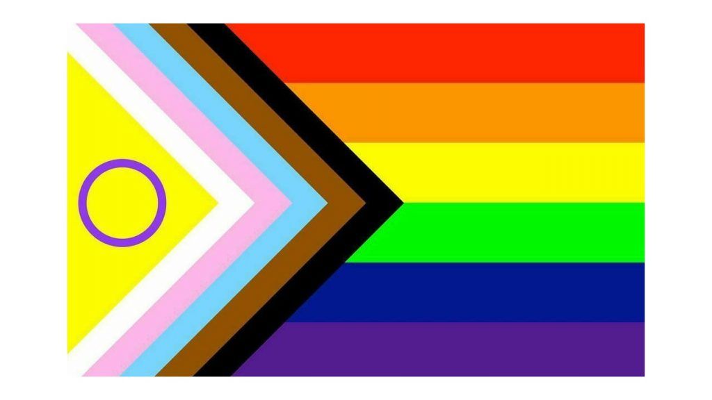 Progress pride flag - everyone is welcome