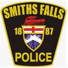 The logo for the smiths falls police department.