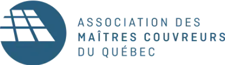 The logo for association des maitres couvreurs du quebec
