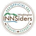 The logo for washington innsiders is a travel expert.