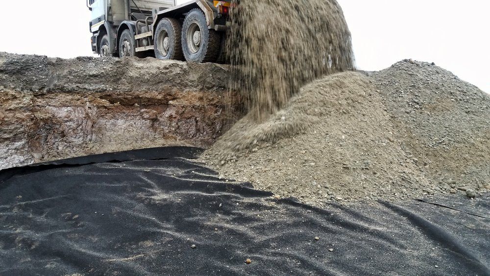 Tipper Truck Dumping Gravel — Tipper Truck Hire In Port Macquarie, NSW