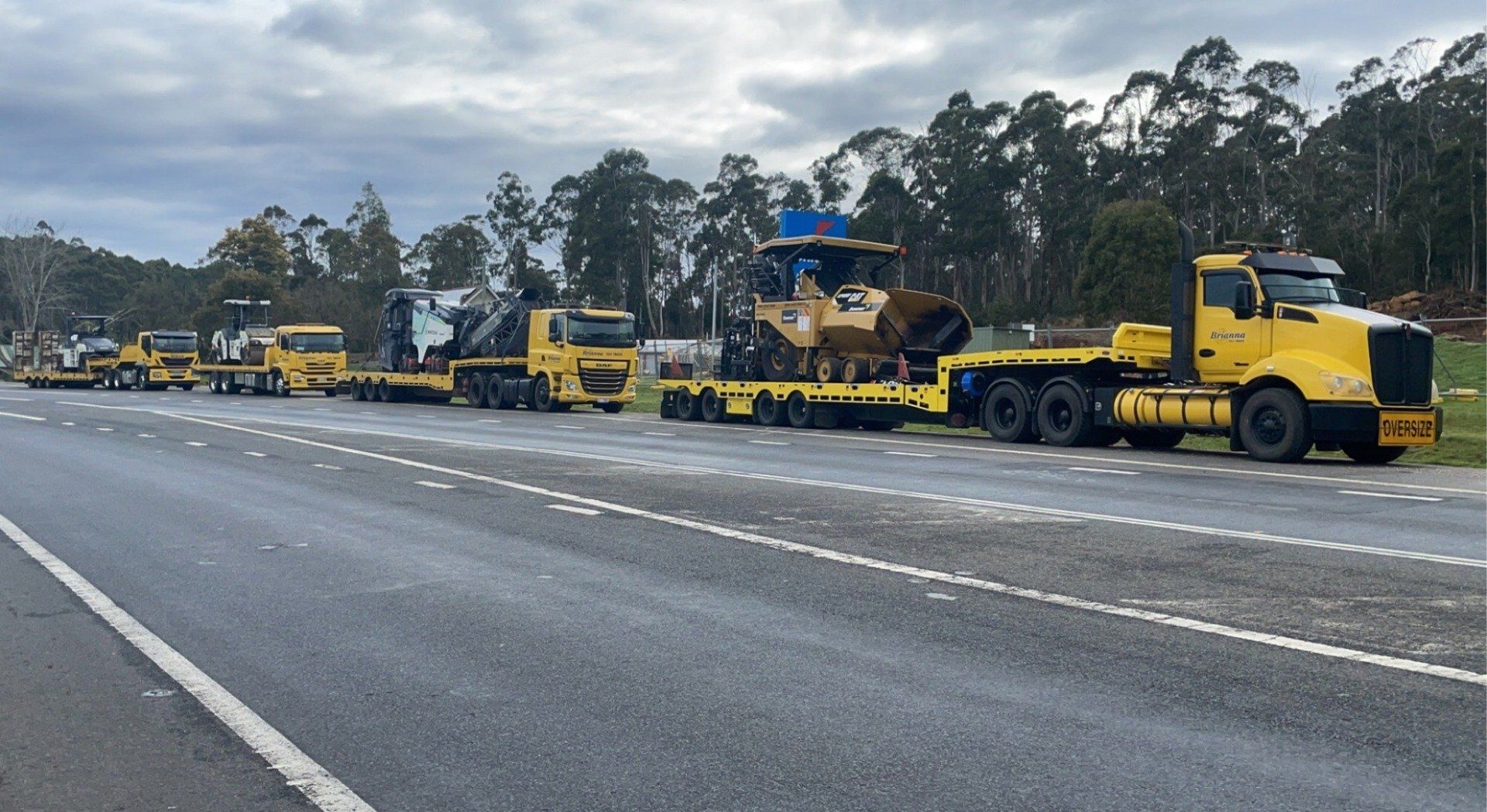 Transporting Caravan — Wivenhoe, TAS — Brianna