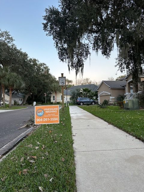 A Recent Driveway Cleaning Project — Fernandina Beach, FL — Reynolds