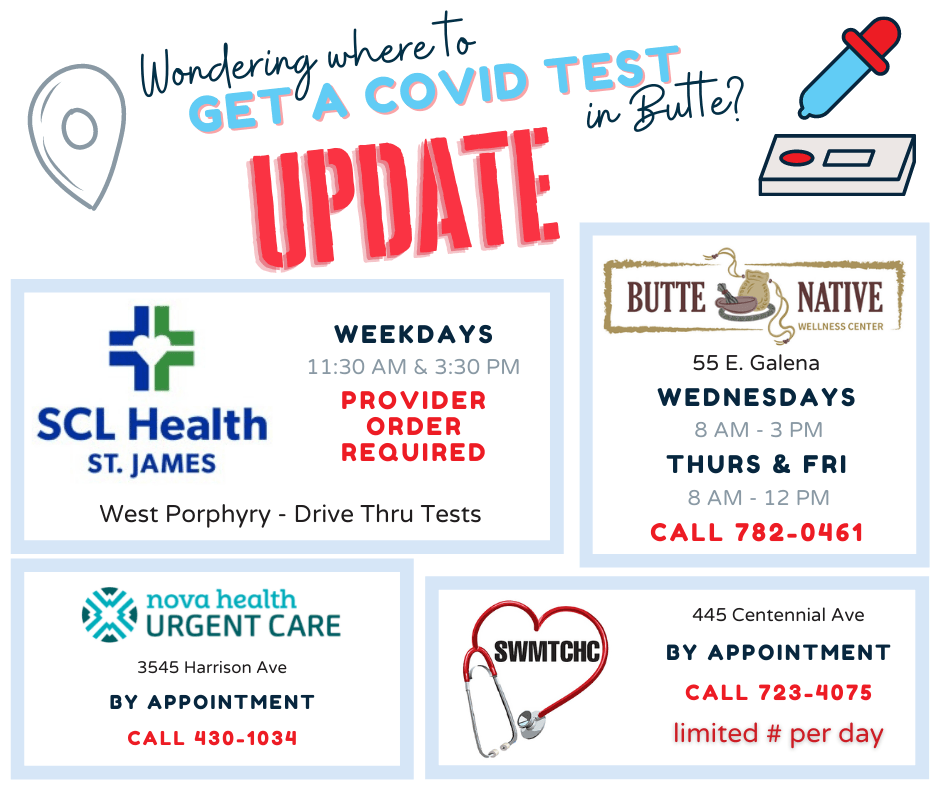 Covid 19 Testing Options In Butte