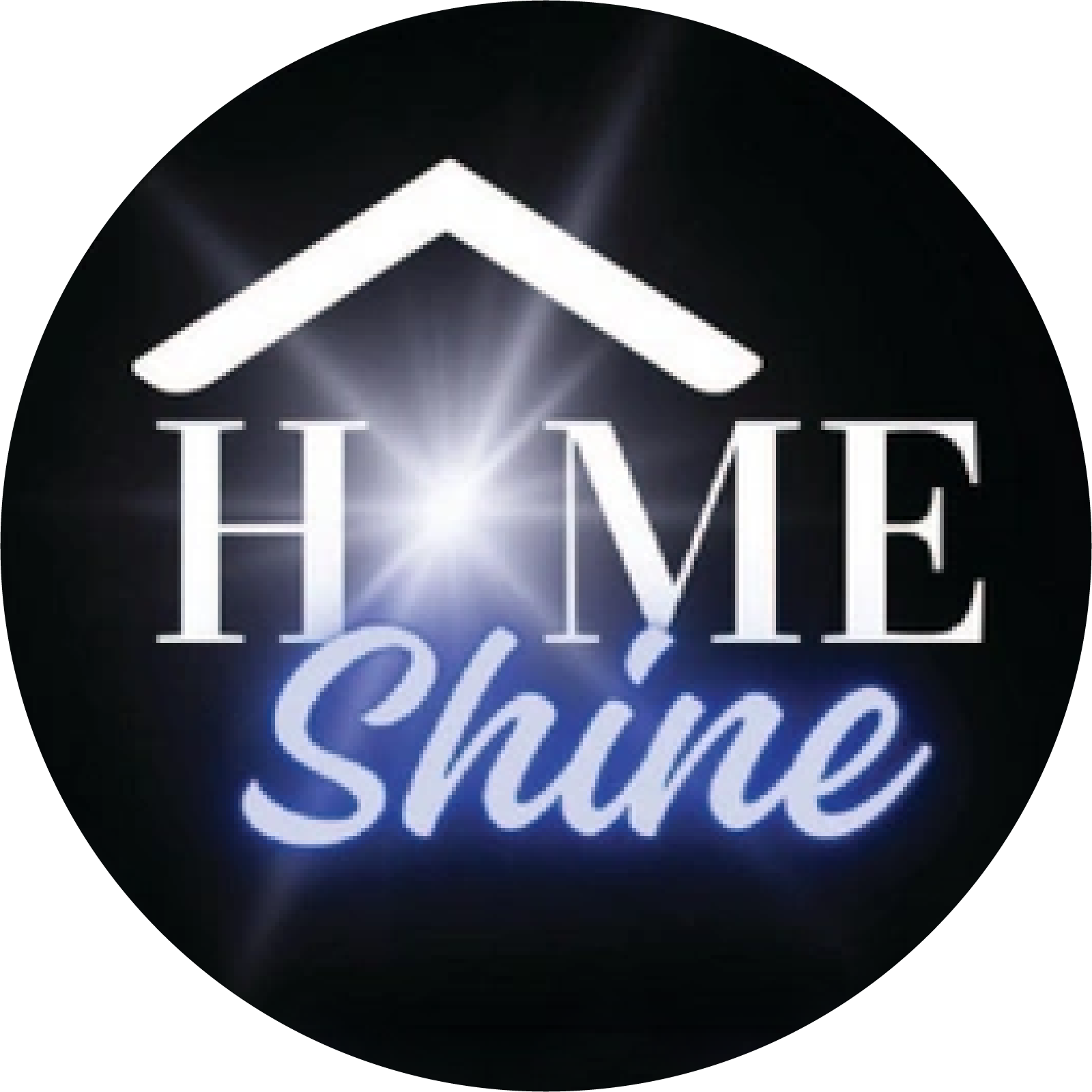 A logo for a company called Home Shine.
