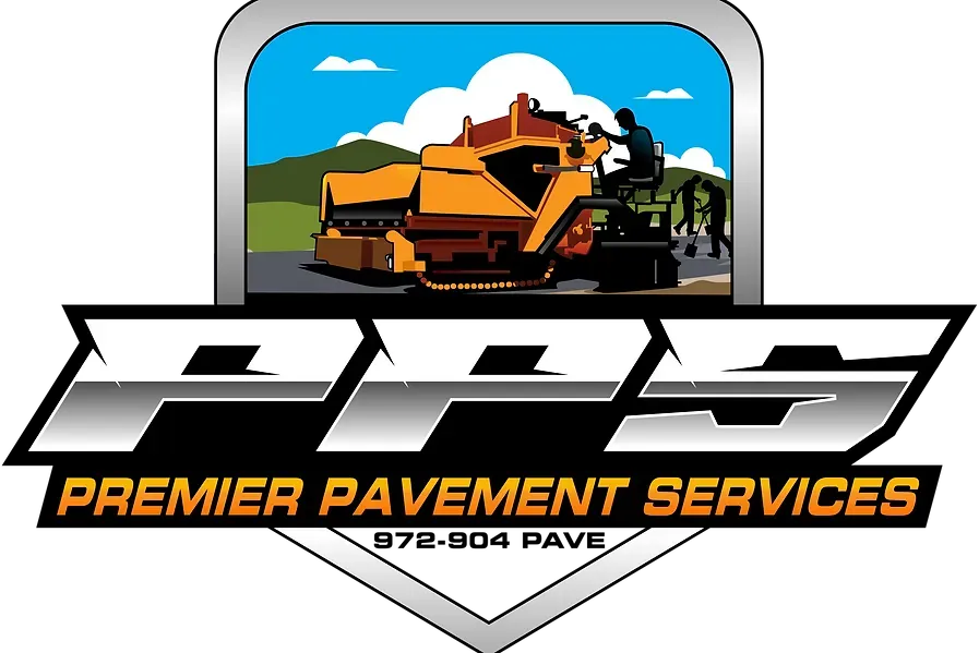 A logo for a company called Premier Pavement Services