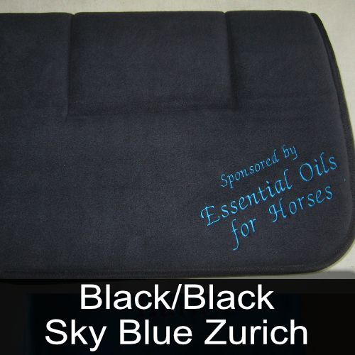 Black / black sky blue zurich essential oils for horses