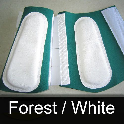 A green and white item that says forest / white
