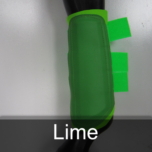 A green boot with the word lime on it