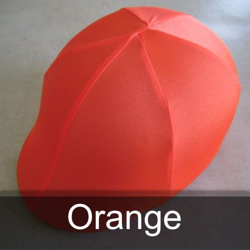 A red hat with the word orange below it