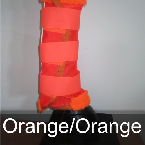 A picture of a boot that says orange on it
