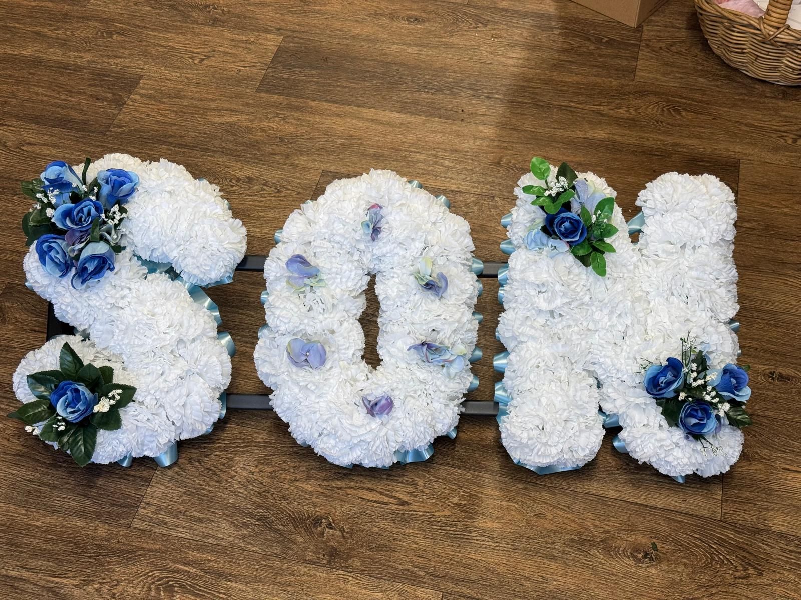 Floral arrangement spelling