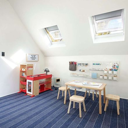 skylight in a home nursery 