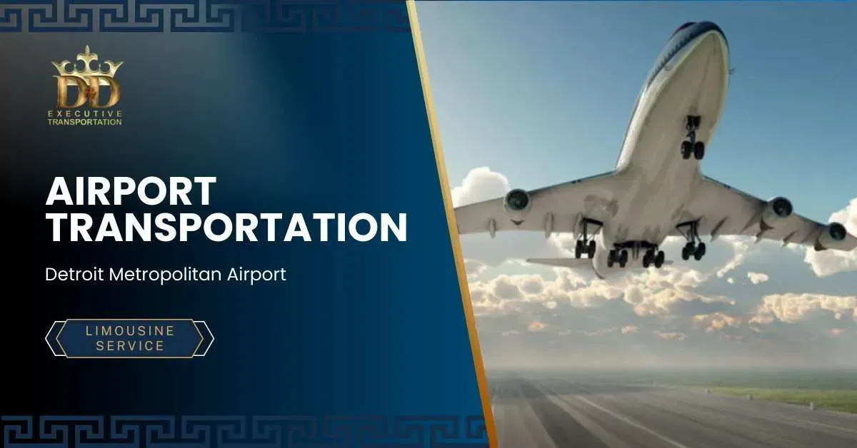 An airplane is taking off from an airport runway.