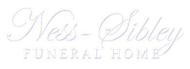 white funeral home logo