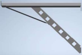 Standard Lower Support Bracket w/ Extension 24-6