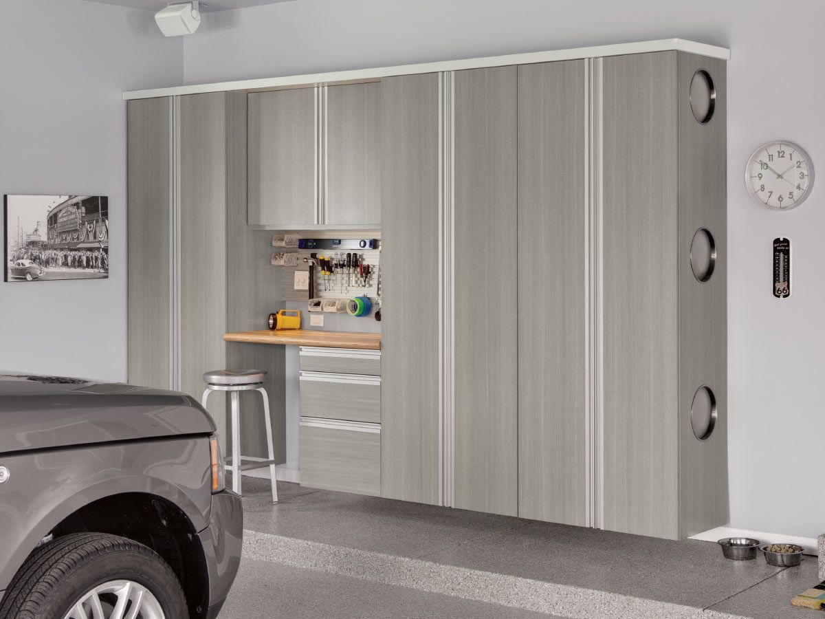 Custom Garage Cabinet Installation