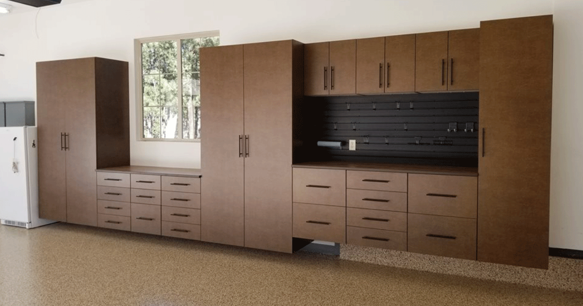 Custom Garage Cabinet Storage System
