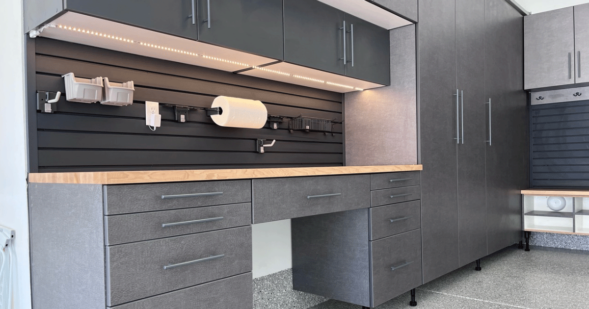 Custom Garage Cabinet Storage System