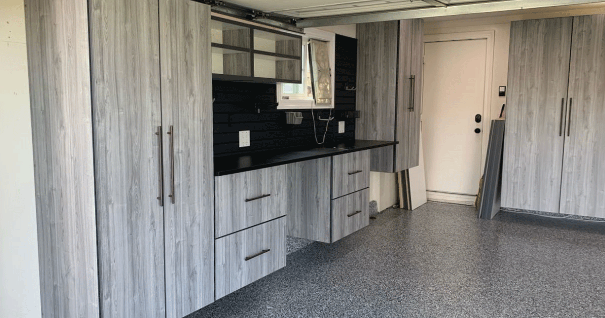 Custom Garage Cabinet Storage System