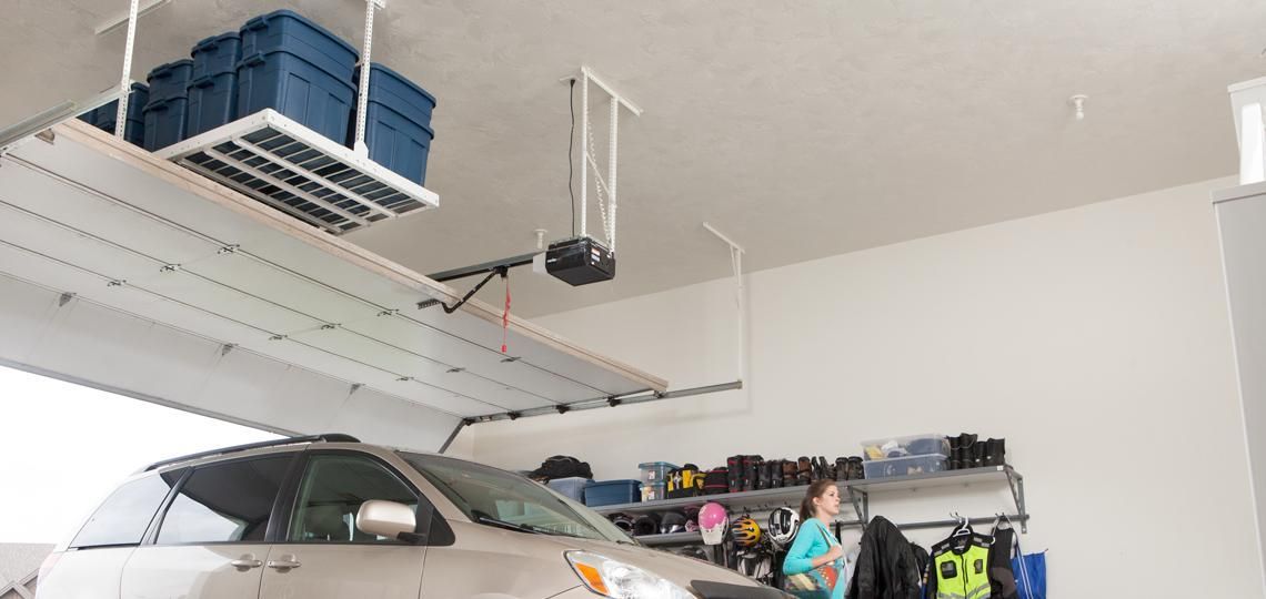 Custom Garage Overhead Storage Racks