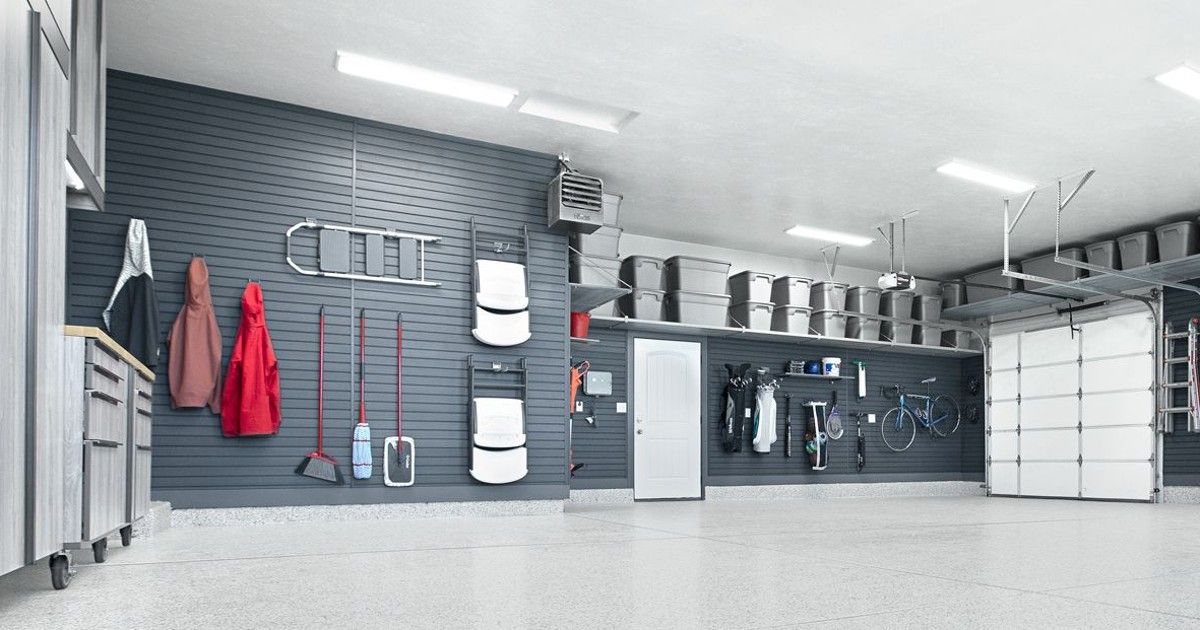 Custom Garage Slatwall Storage System