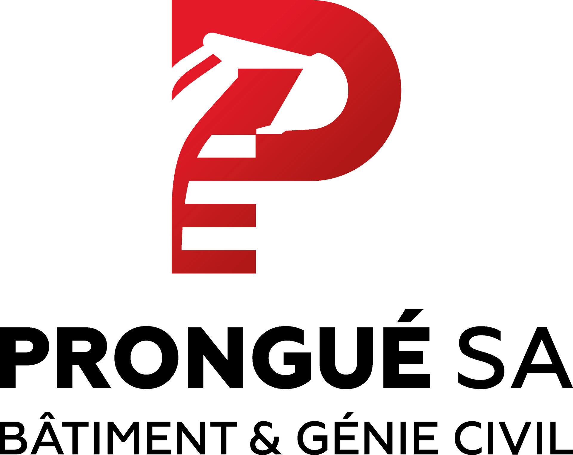 Logo PRONGUÉ SA avec sous-titre 