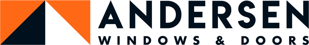 A logo for a company called andersen windows and doors