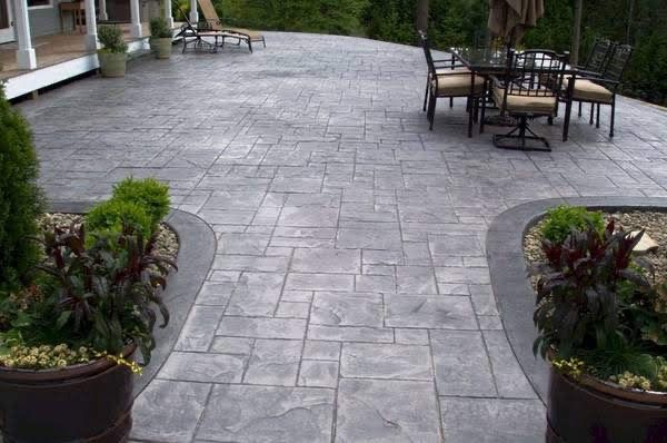 Colored Concrete Driveway in Gulfport, MS