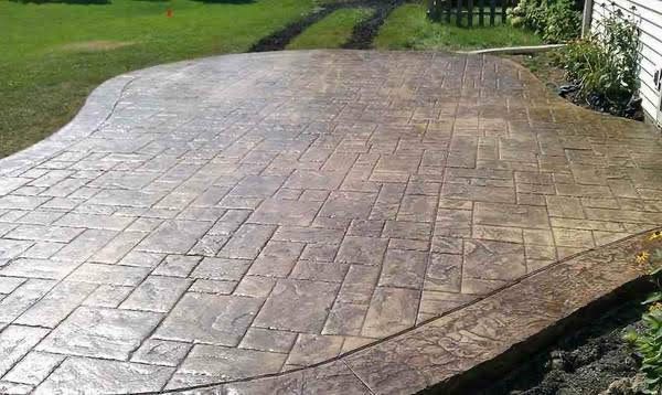 Decorative Concrete Patio in Gulfport, MS