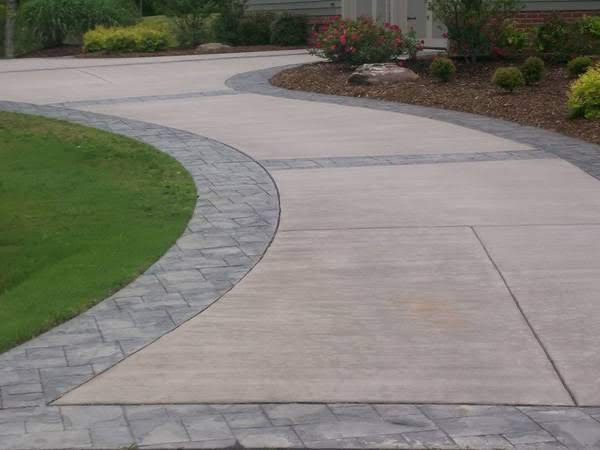 Stamped Concrete Walkway in Gulfport, MS