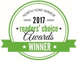 Kitchen Land won North York Mirror Reader’s Choice Award 2017