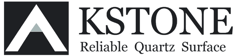 a black and white logo for kstone reliable quartz surface