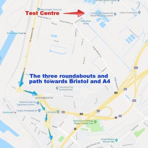 A-Class Driving School Tutorials | Avonmouth Spiral Roundabouts